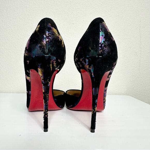 Christian Louboutin Iriza Suede Milky Way Size 39 - Picture 5 of 9
